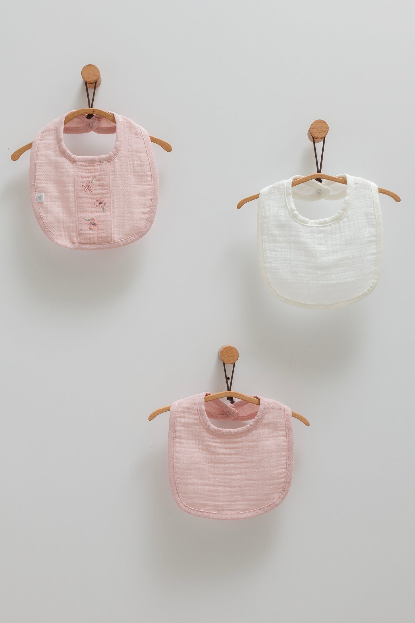Cotton Bibs - Pack of 3