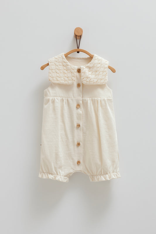 Crocheted Infant Romper
