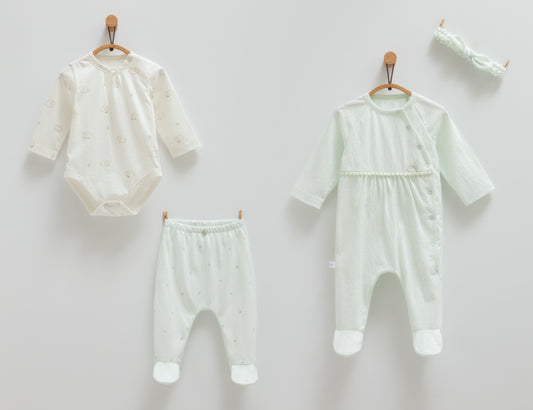 4-Piece Newborn & Infant Set for Girls